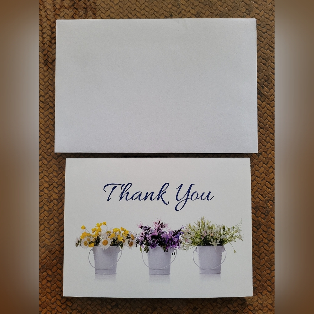 15/$22  Floral Thank You Card Set
